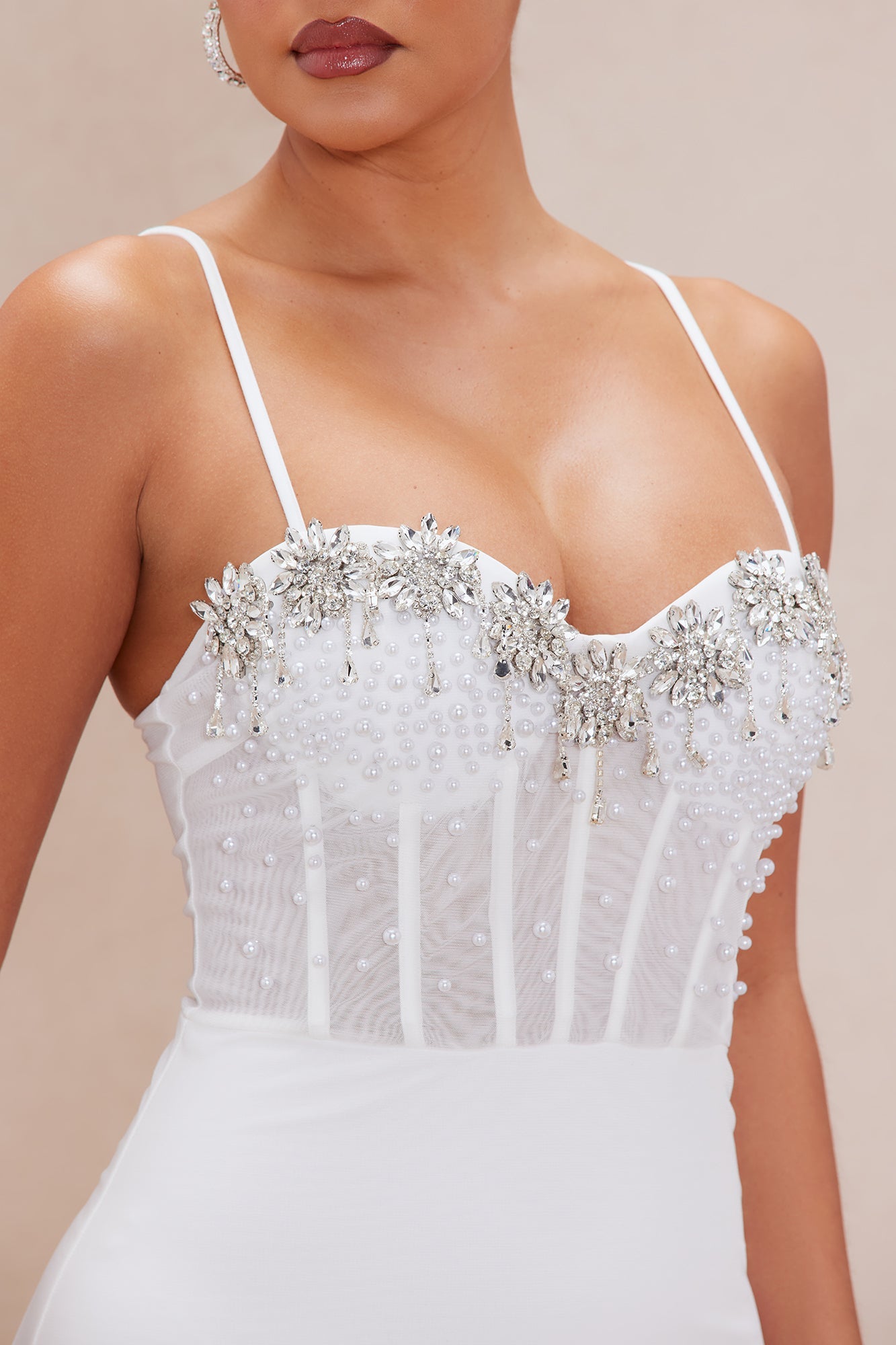 Nadine Embellished mini dress