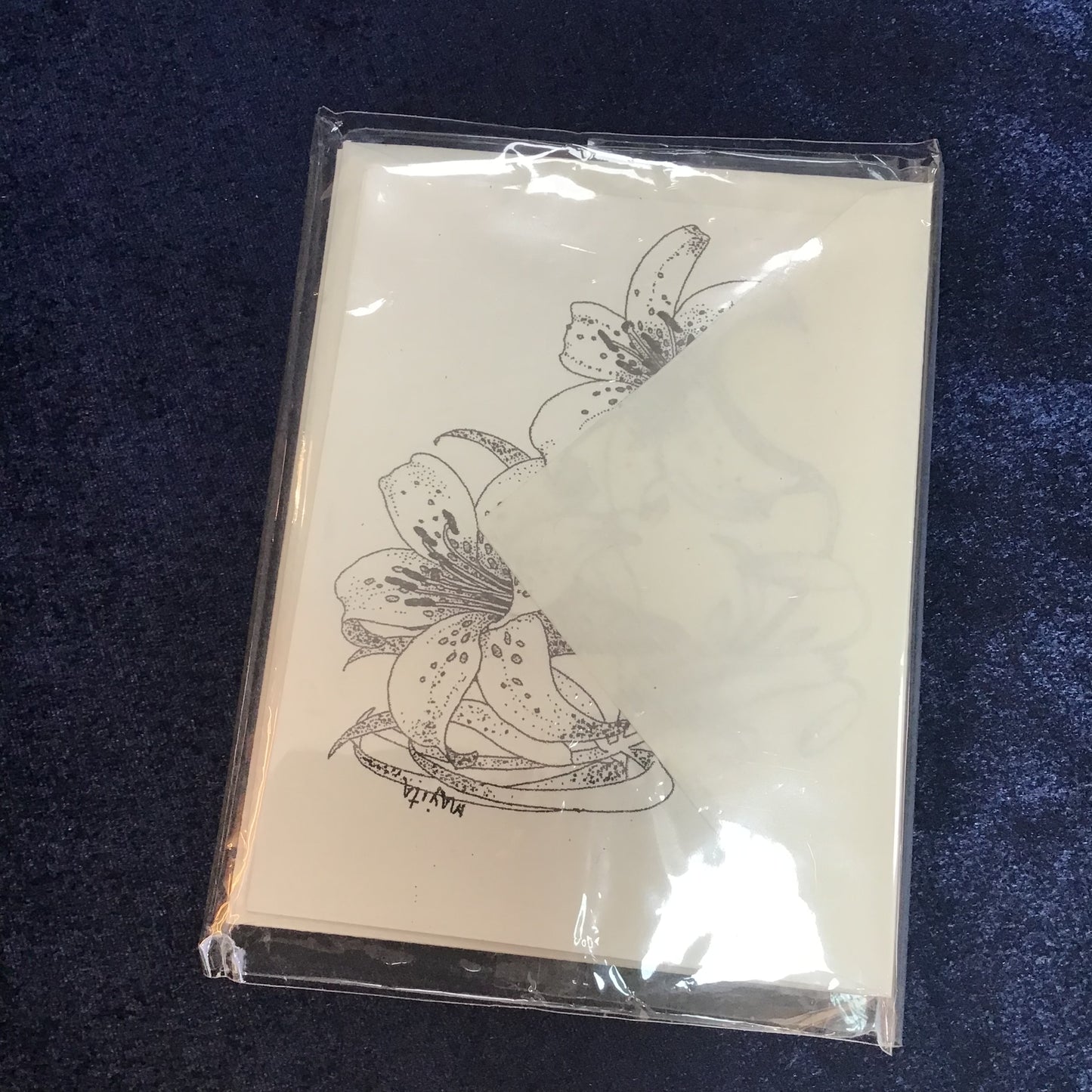 Tarjetas de agradecimiento pintadas a mano