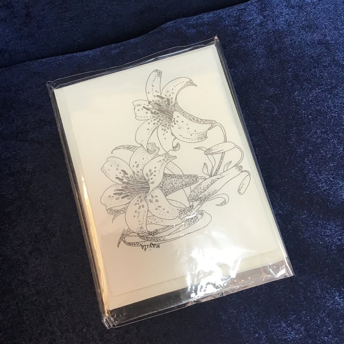 Tarjetas de agradecimiento pintadas a mano