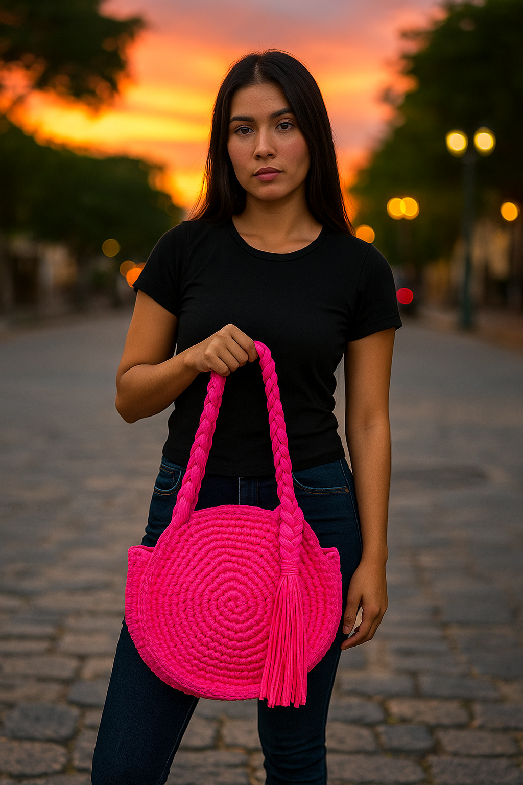 Bolso Hexagonal