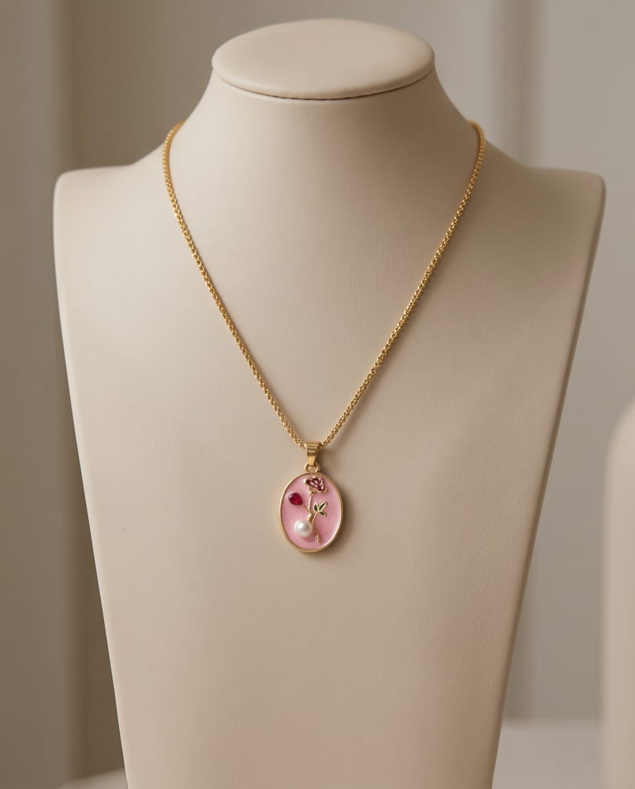 Collar Rosa Encantada