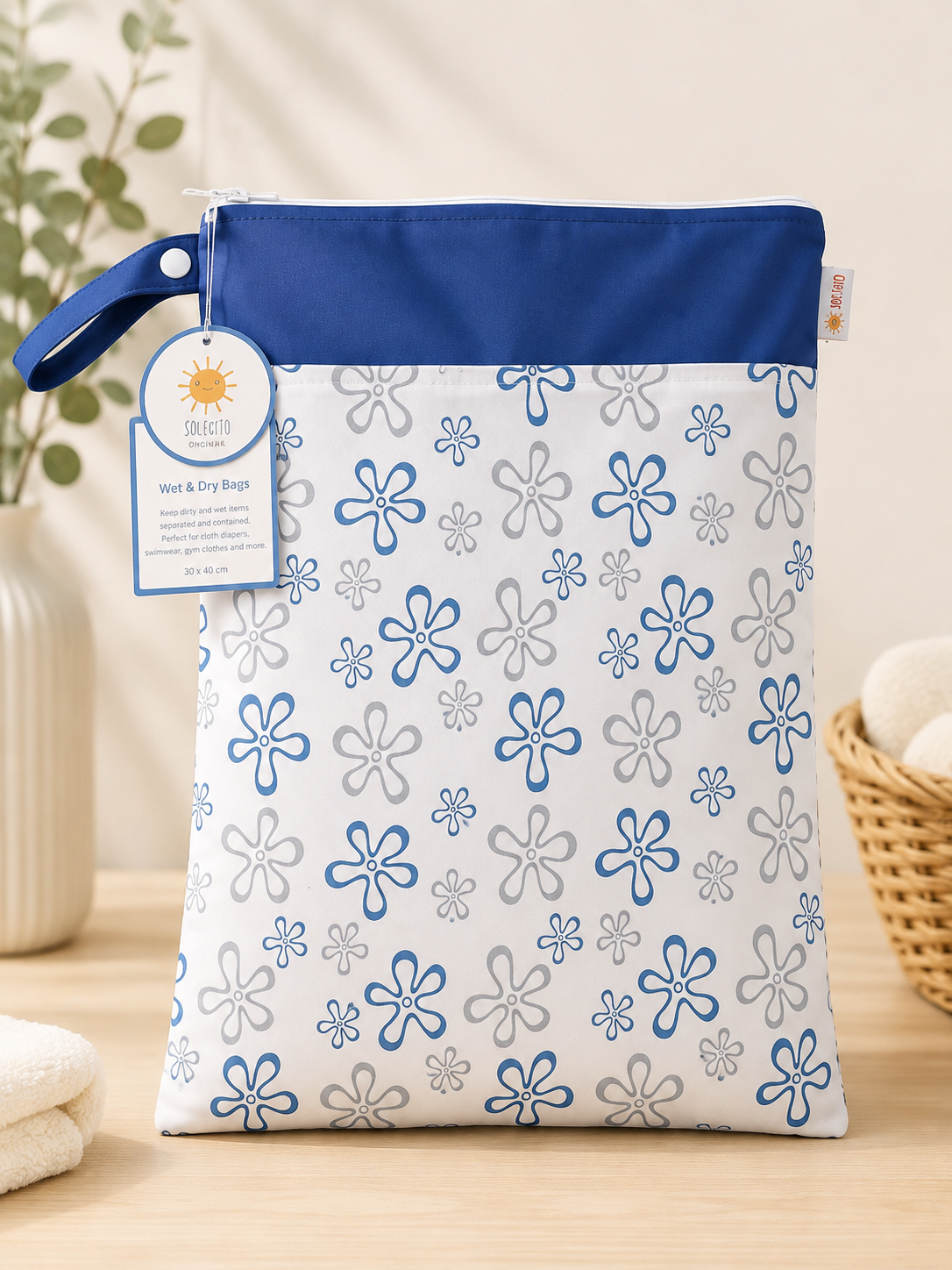 Wet & Dry Bags Flores Azules