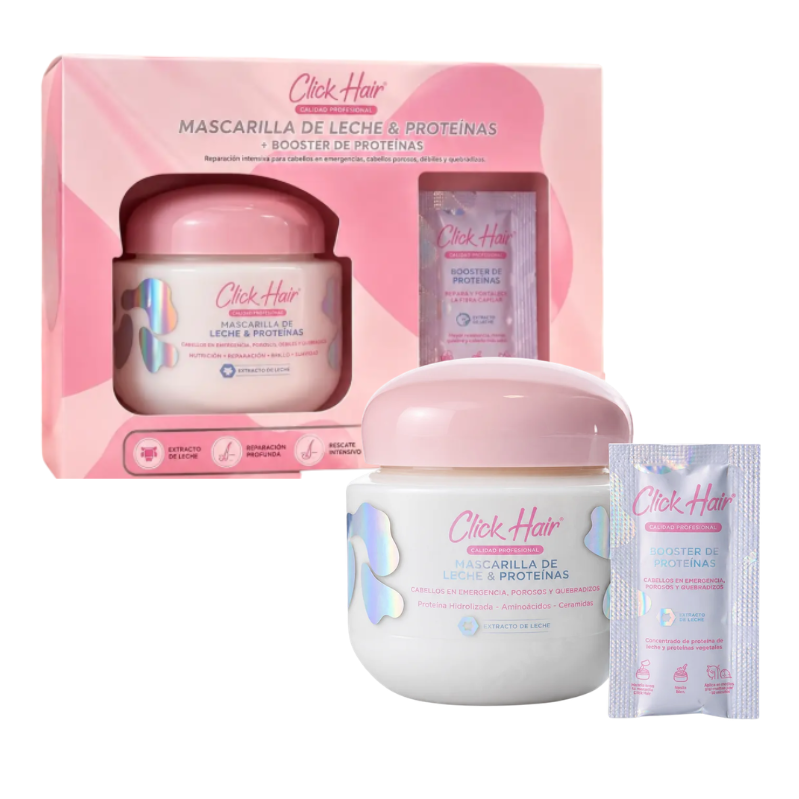 Mascarilla de Leche & Proteínas + Booster de Proteínas