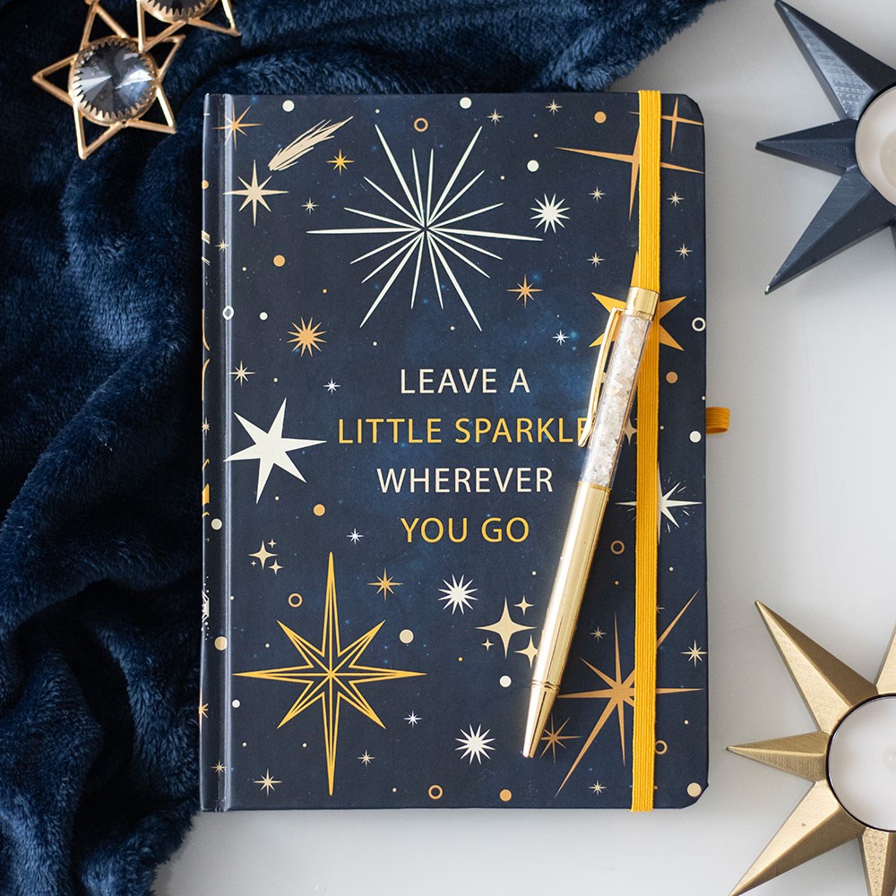 Diario Deja un brillo + Bolígrafo de citrino /Leave a Little Sparkle – Journal