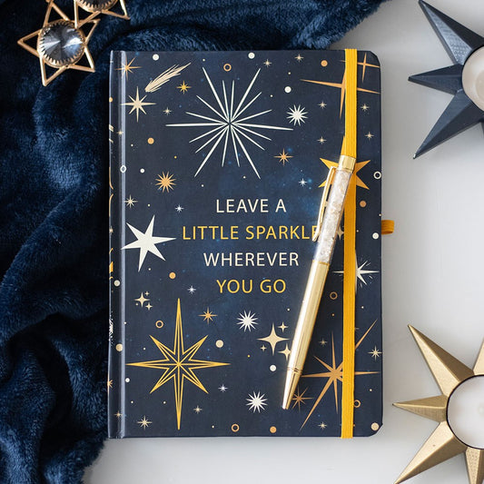 Diario Deja un brillo + Bolígrafo de citrino /Leave a Little Sparkle – Journal