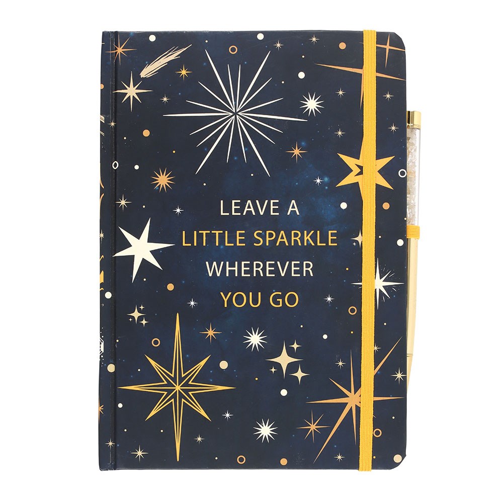Diario Deja un brillo + Bolígrafo de citrino /Leave a Little Sparkle – Journal