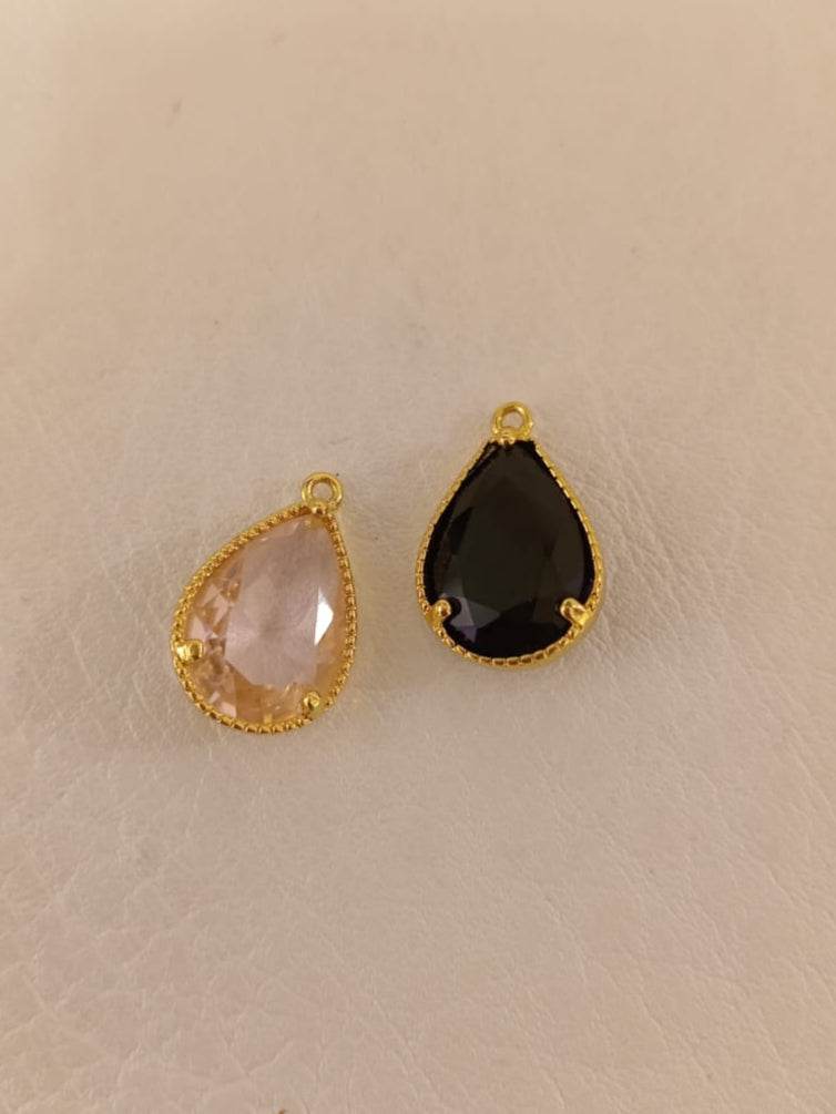 DIJE CRISTAL EN FORMA DE LAGRIMA