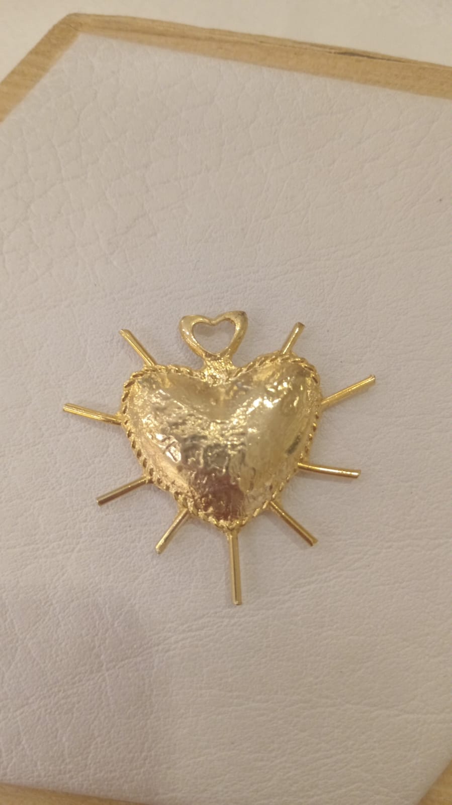 DIJE CORAZON CON 9 LADOS