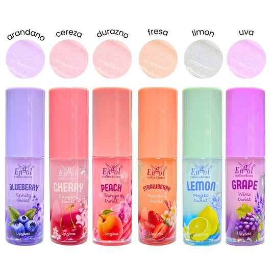 Lip gloss hidratante con fragancia