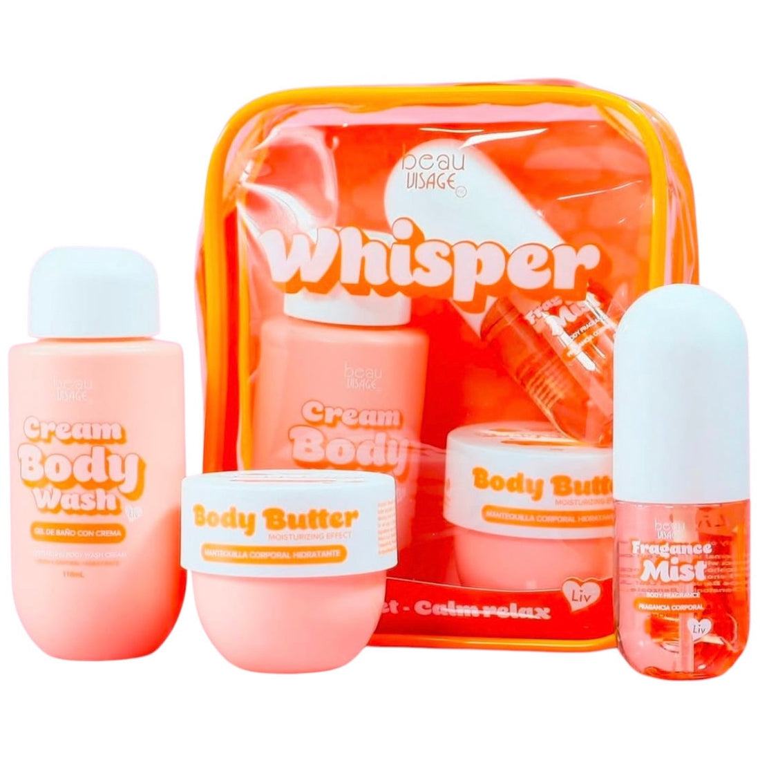 Whisper kit de 3 productos aroma coco y vainilla