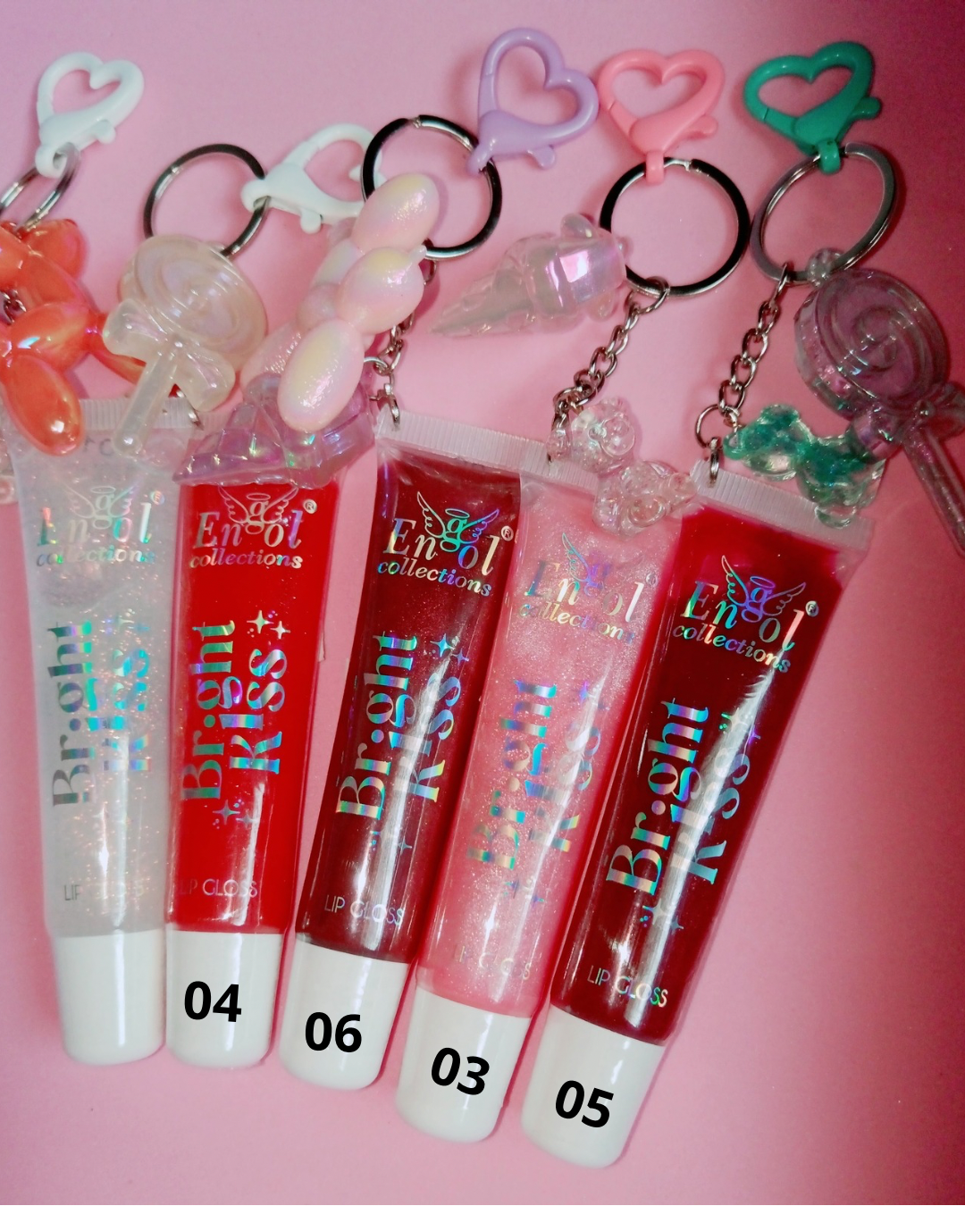 Llaveros Lip gloss para colocar en los bolsos
