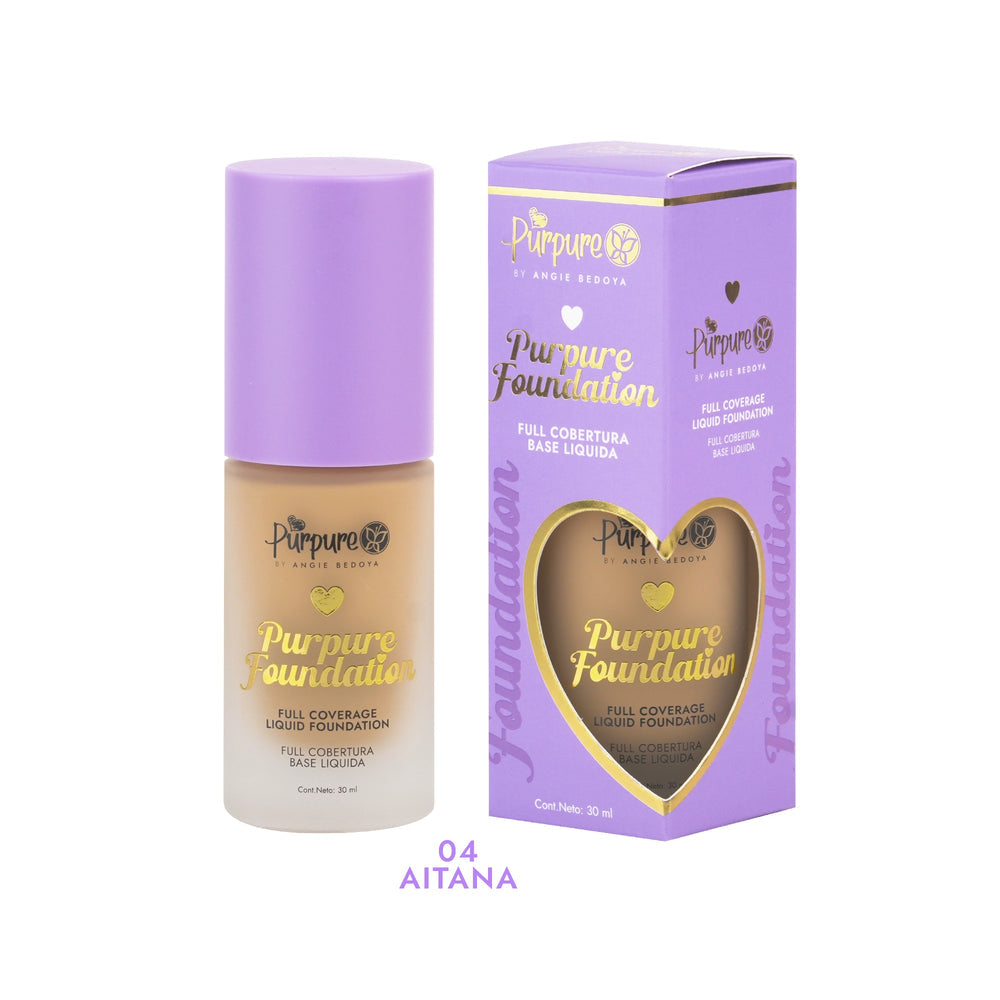 Purpure Foundation - Full Cobertura Base Líquida