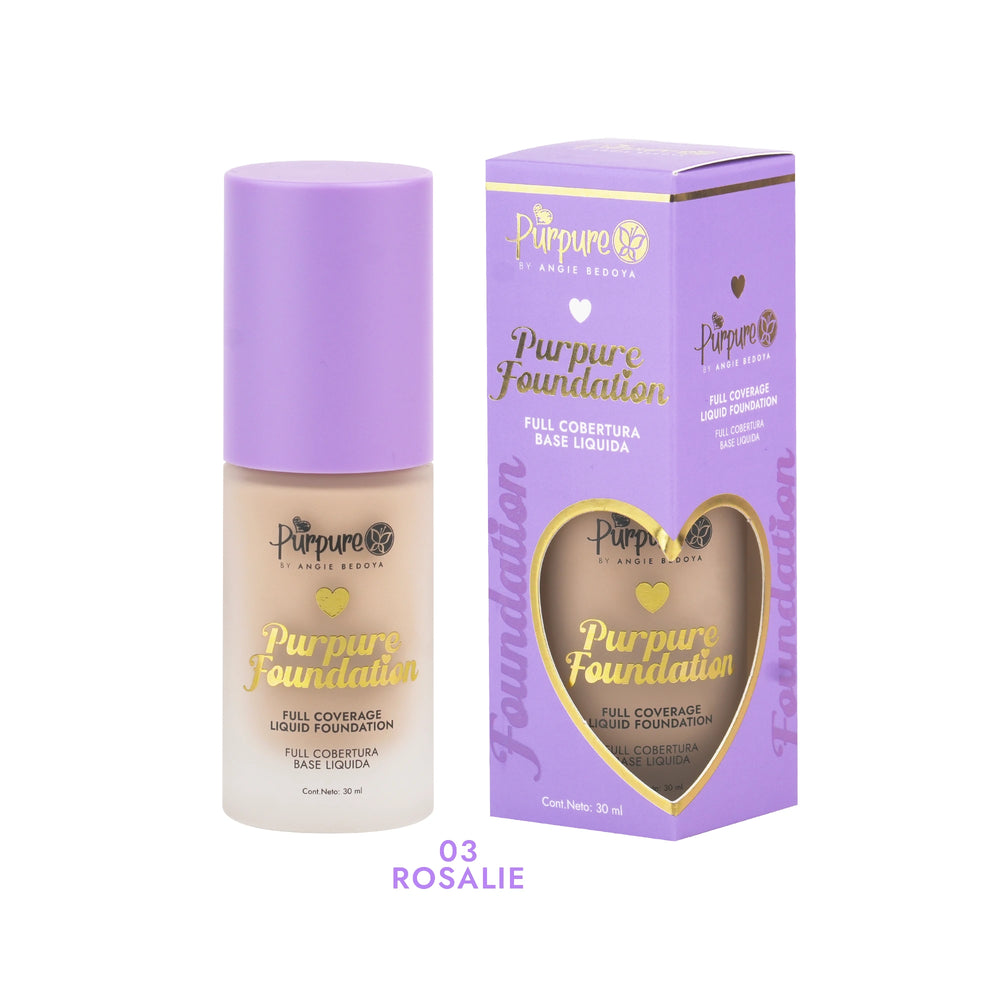 Purpure Foundation - Full Cobertura Base Líquida