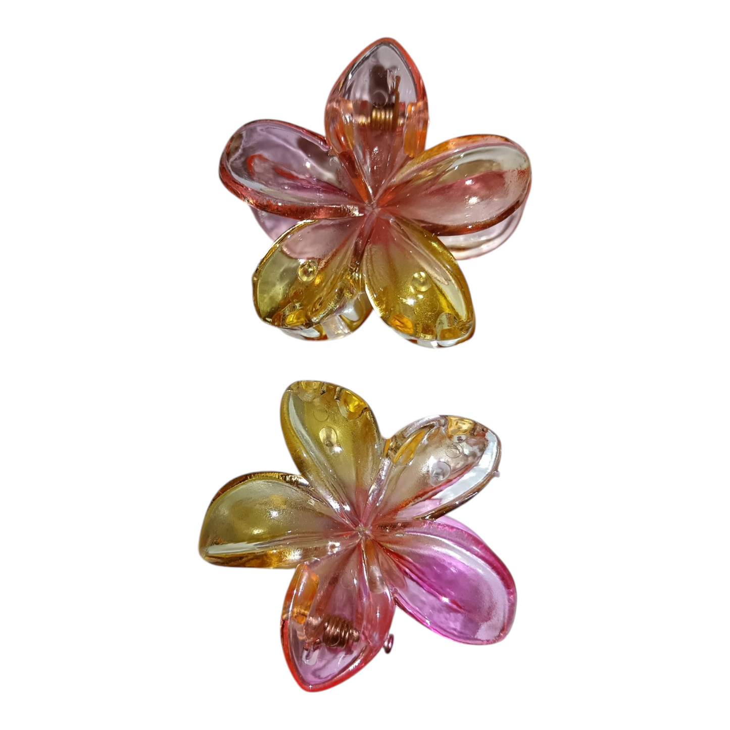 Gancho de Mini Flor Transparente