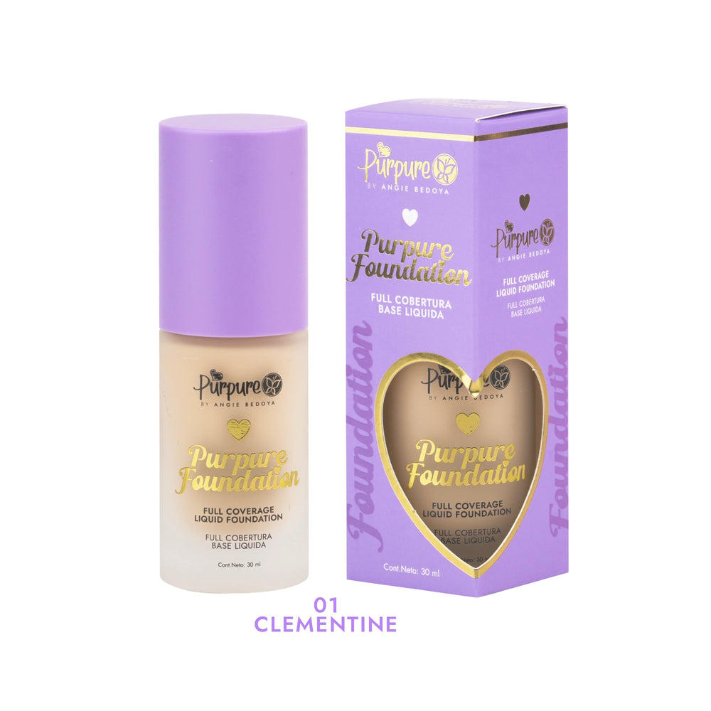 Purpure Foundation - Full Cobertura Base Líquida