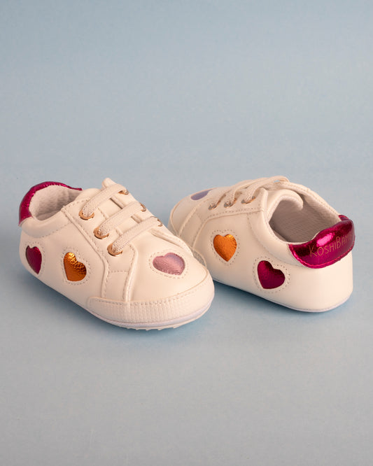 Zapatito Hearts Fucsia
