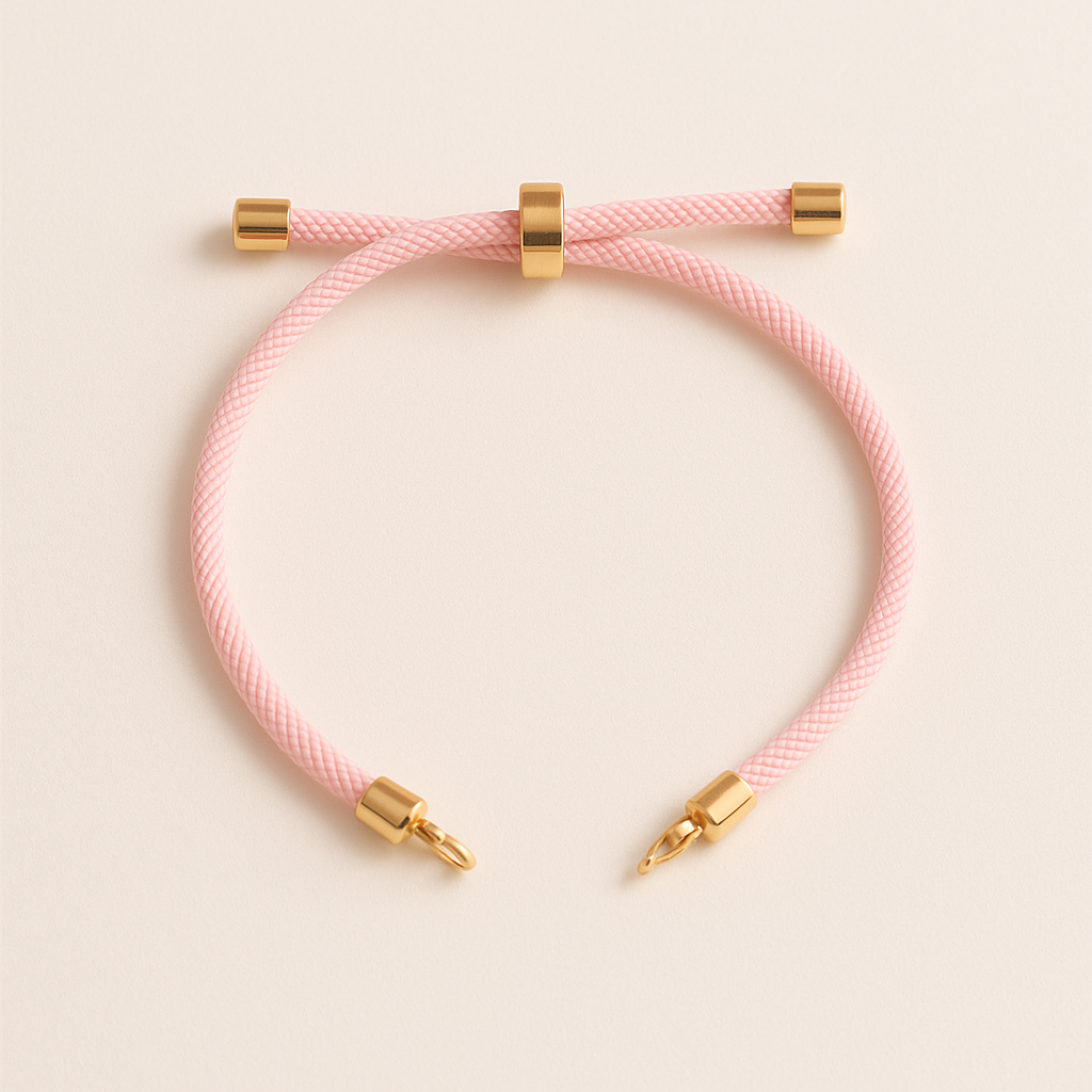 PULSERA DE TELA PARA DIJE CENTRAL COLORES VARIADOS
