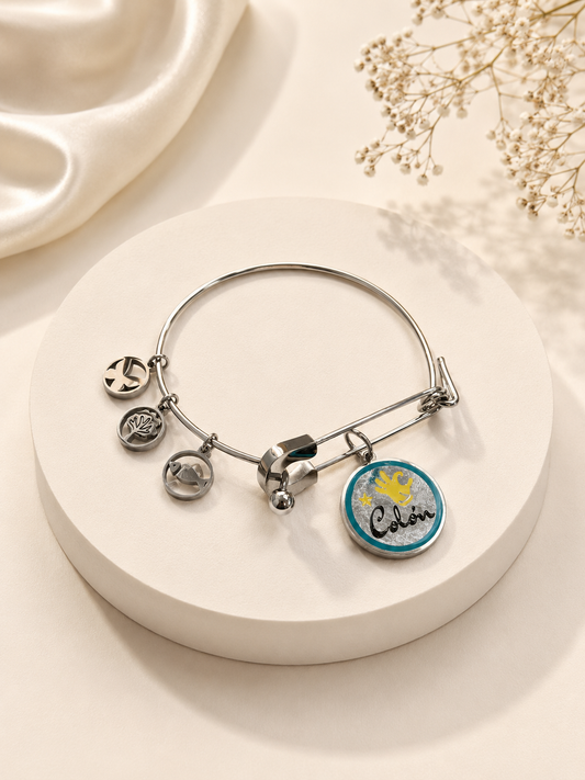PULSERA PLATEADA COLON C3