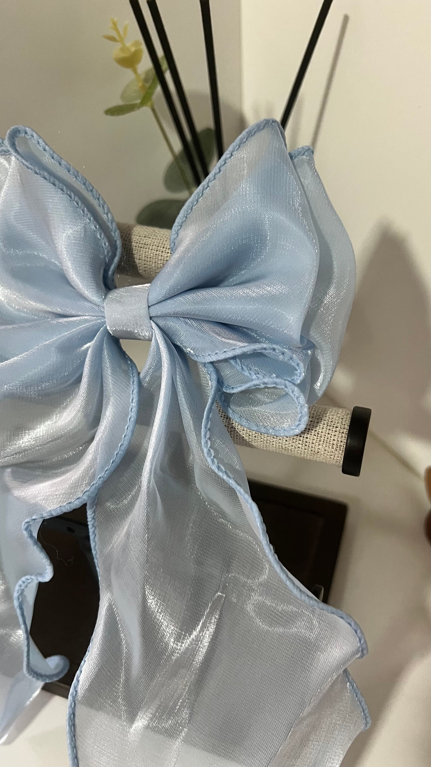Lazo Chifon celeste