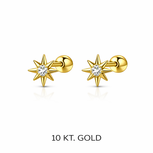 Topitos Oro 10K Europeo - Piercing