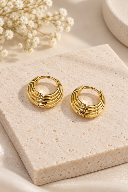 ARGOLLAS BAÑO DE ORO MJ54