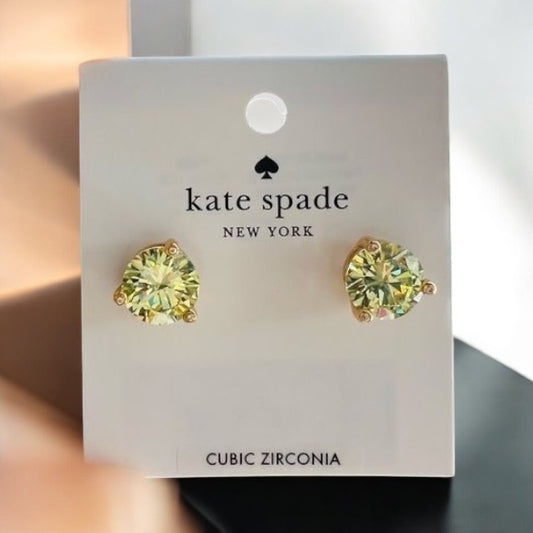 Aretes verde y blancos