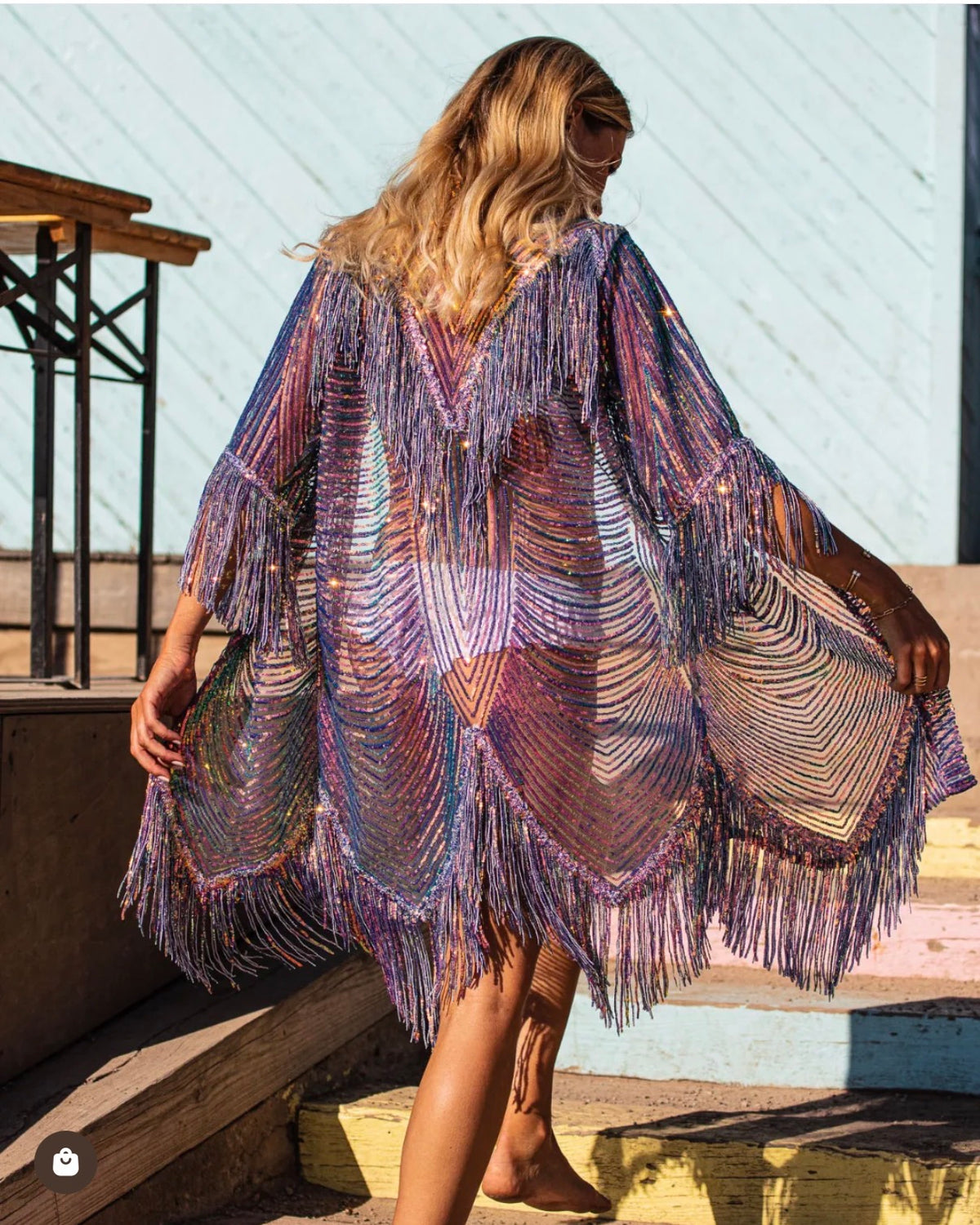 Queen Kimono Purple