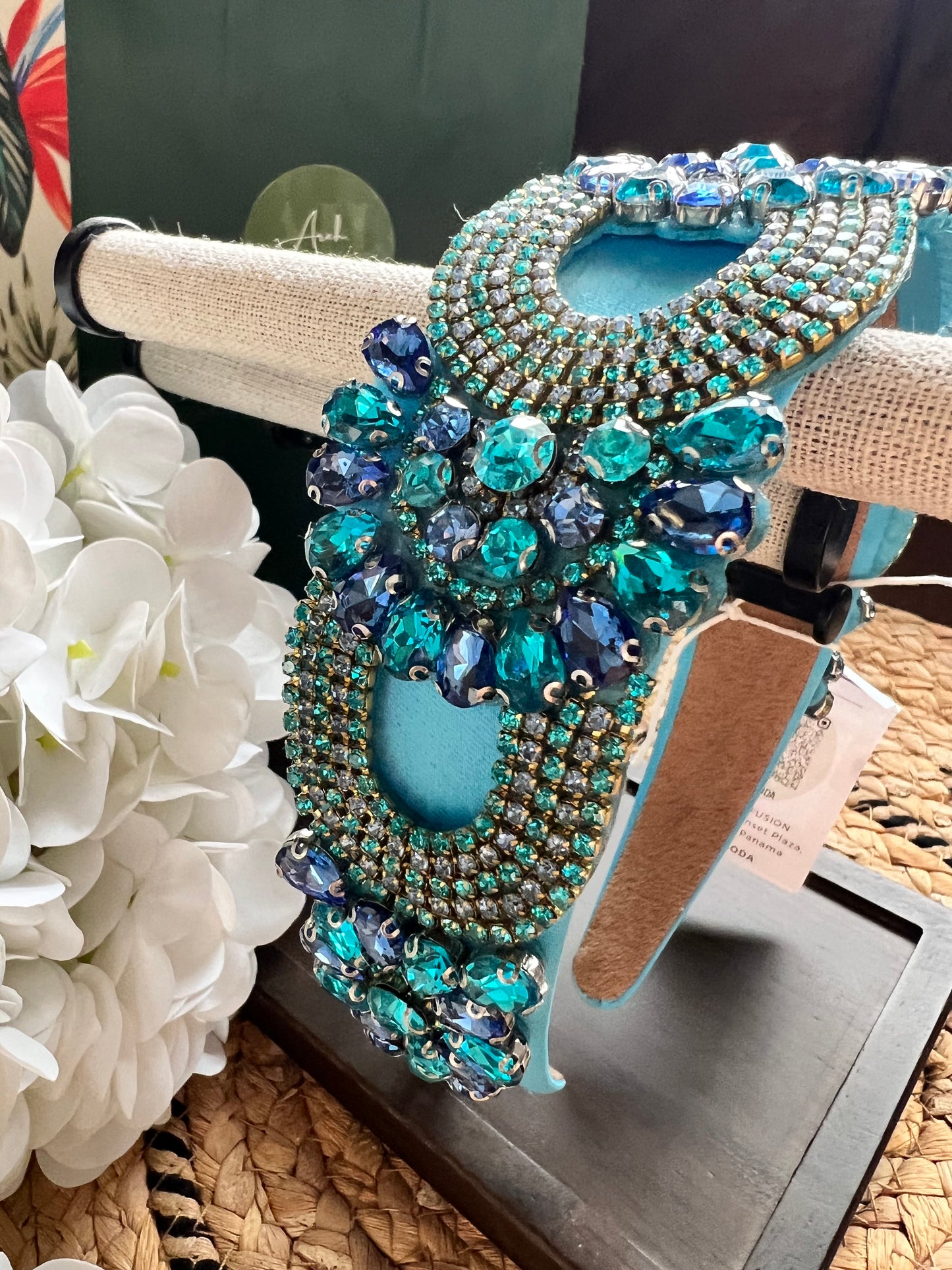 Diadema elegante sky blue 03817