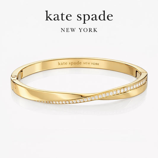 Kate Spade Twisted Pavé Bangle
