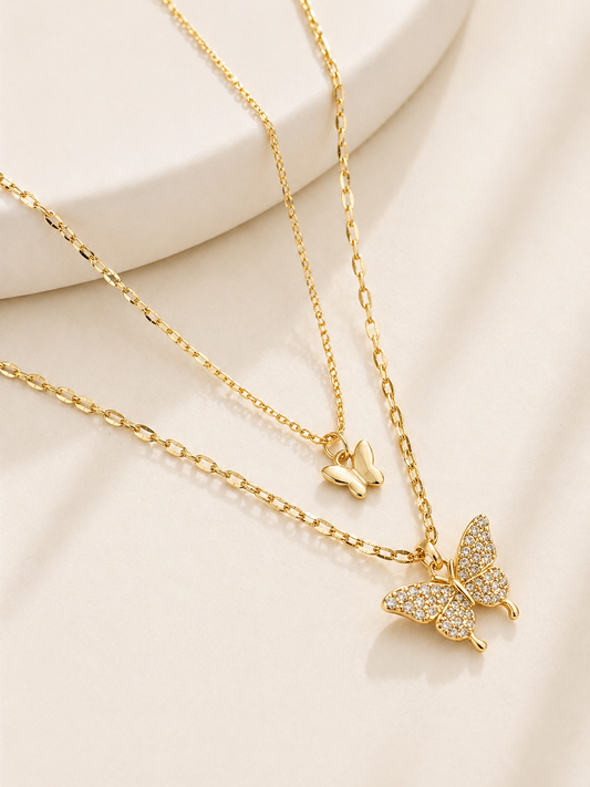 Collar baño de oro MJ124