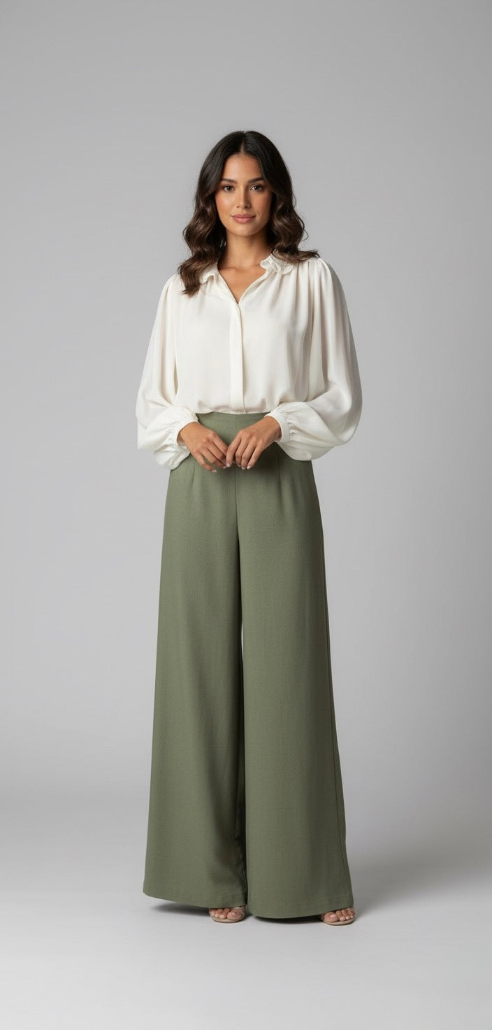 Pantalon verde tela