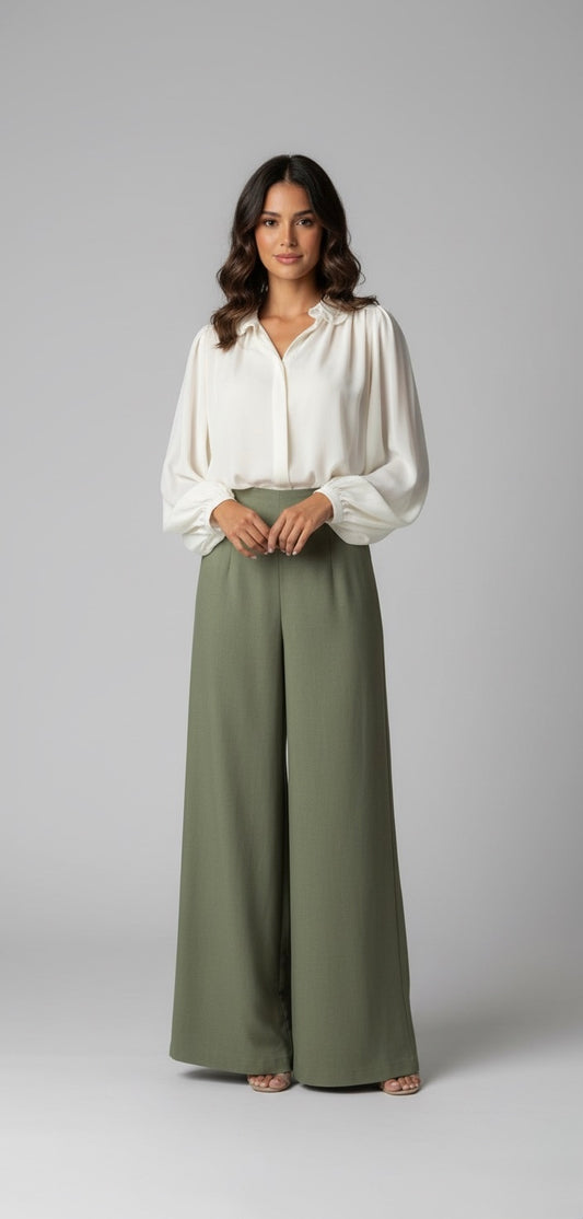 Pantalon verde tela