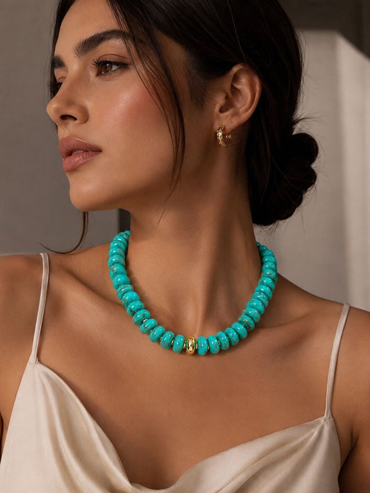 Collar Chicle Turquesa