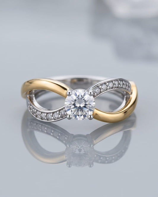 Anillo oro plata MJ190