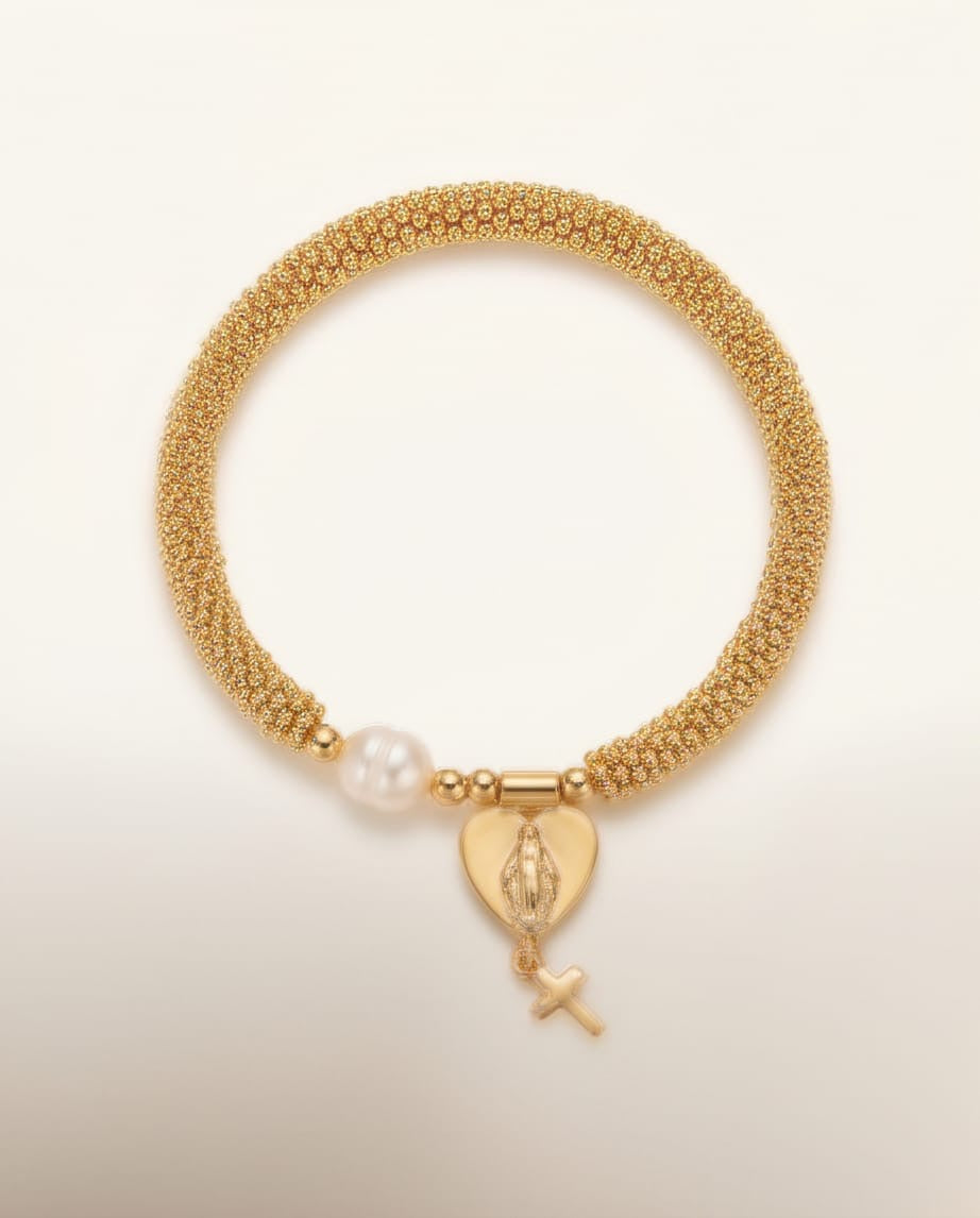 Pulsera Fe Dorada