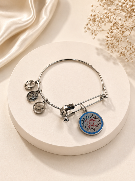 PULSERA PLATEADA AYALA VIDA