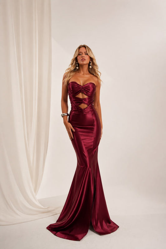 Vestido Strapless Rubí Royale