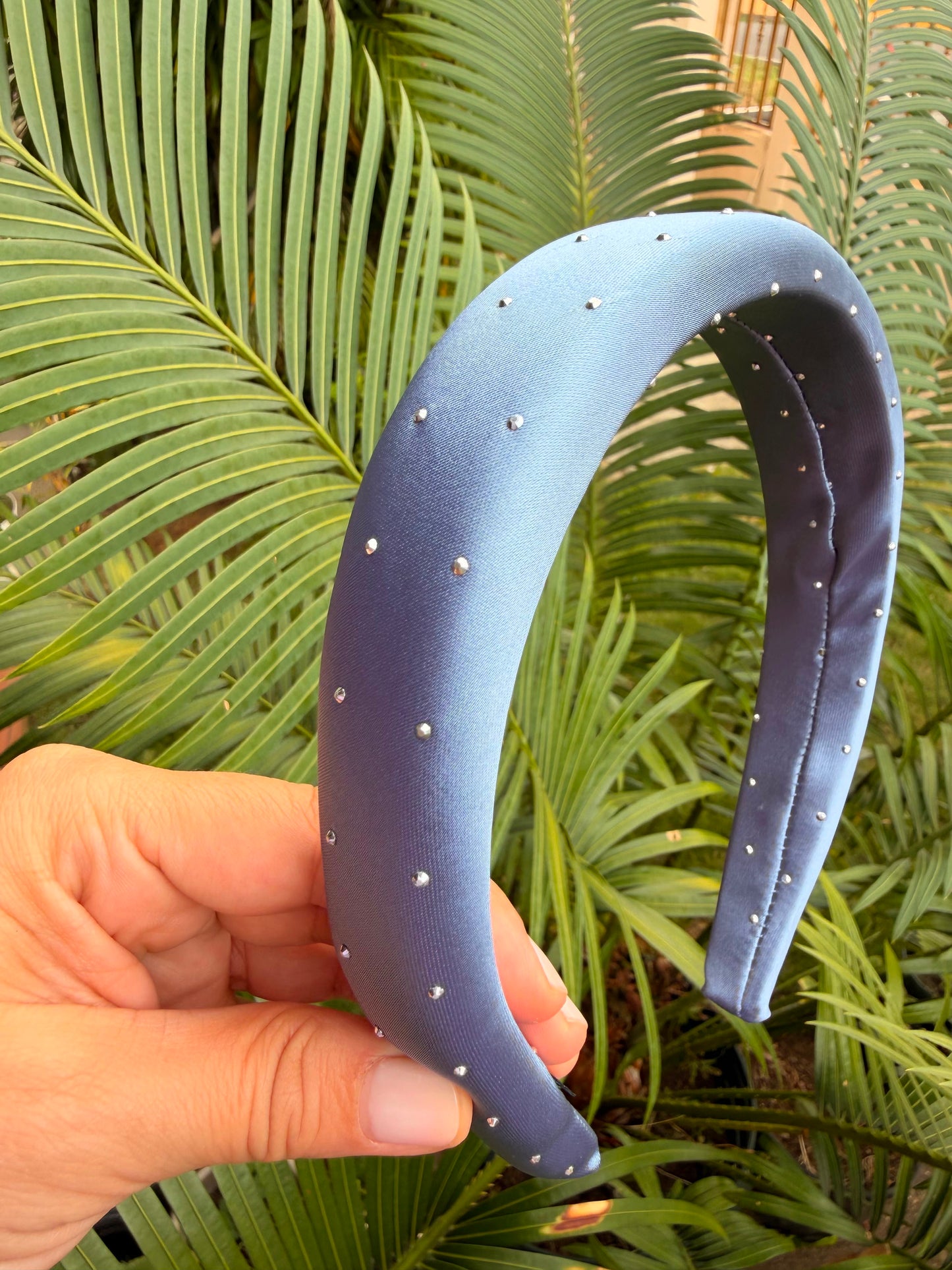 Diadema Celeste con brilli