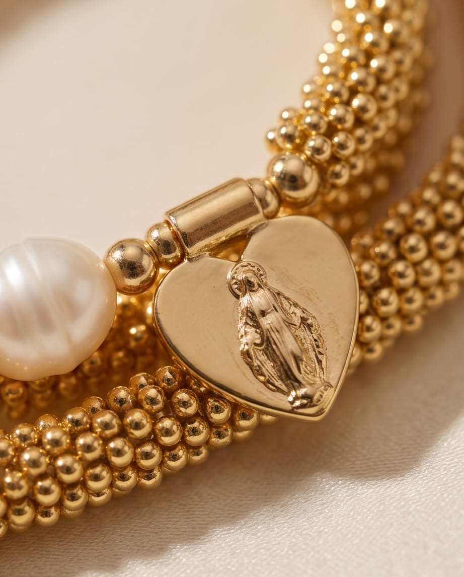 Pulsera Fe Dorada