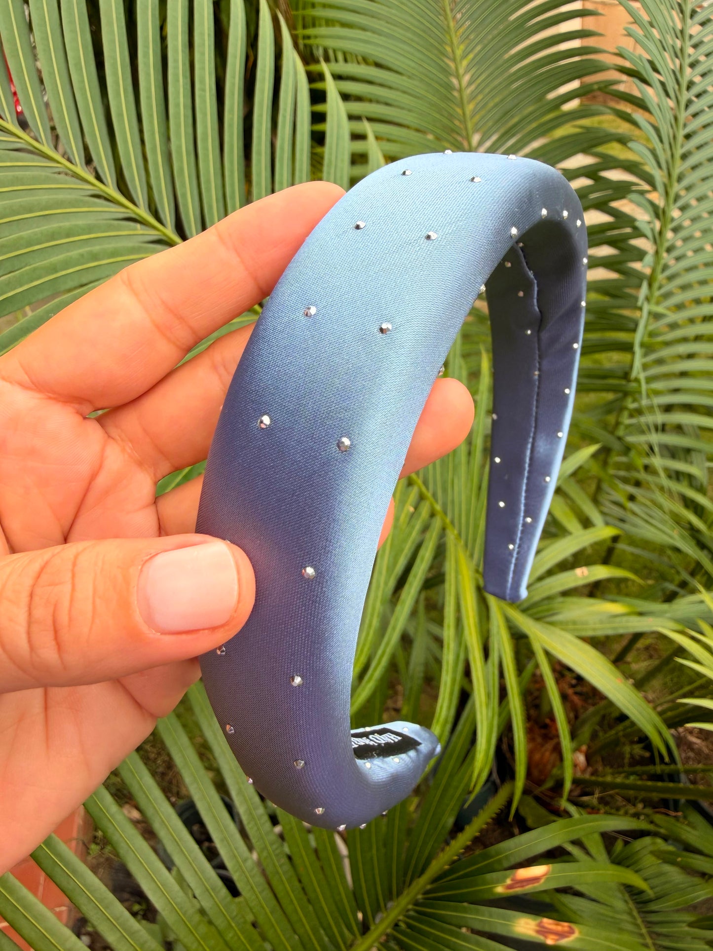 Diadema Celeste con brilli