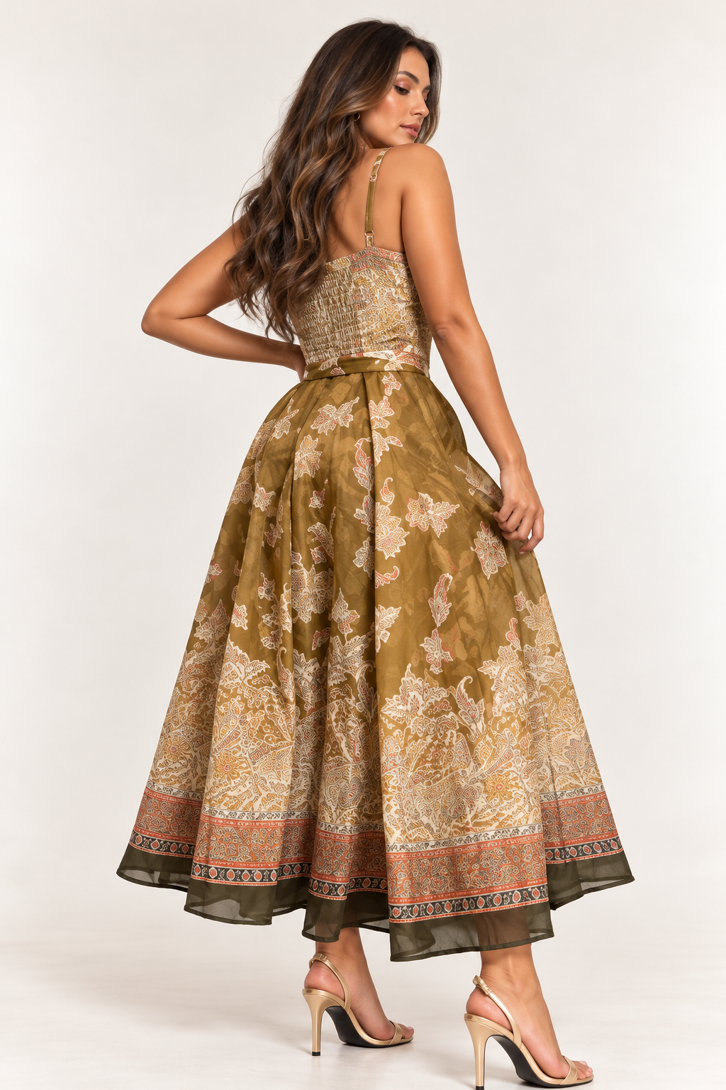 VESTIDO MIDI VERDE