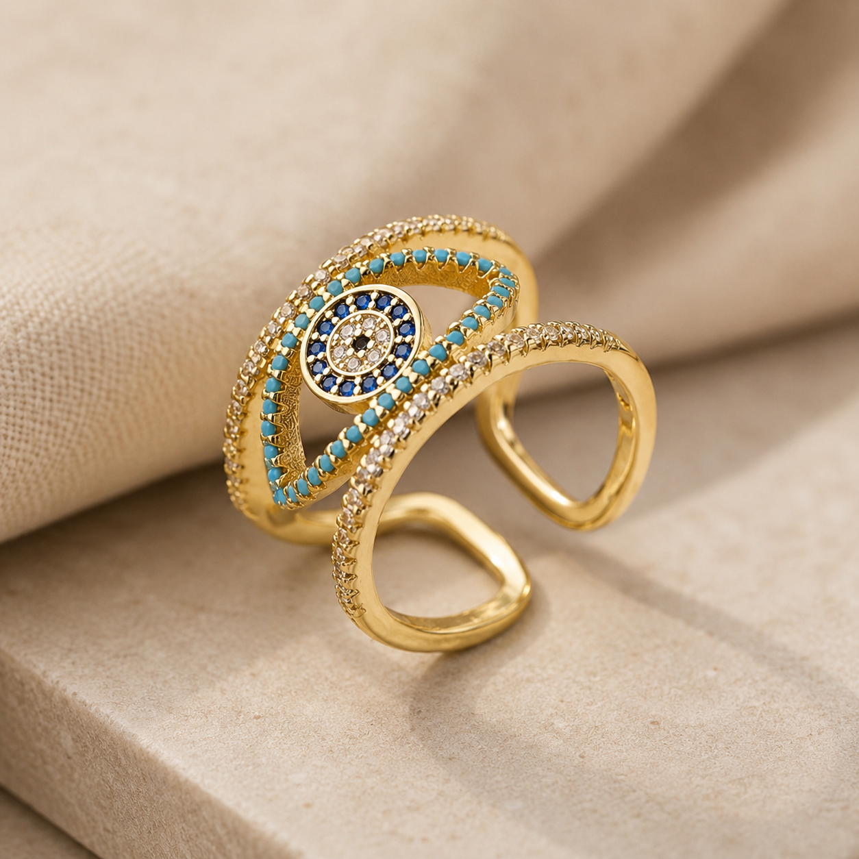 ANILLO OJO TURCO