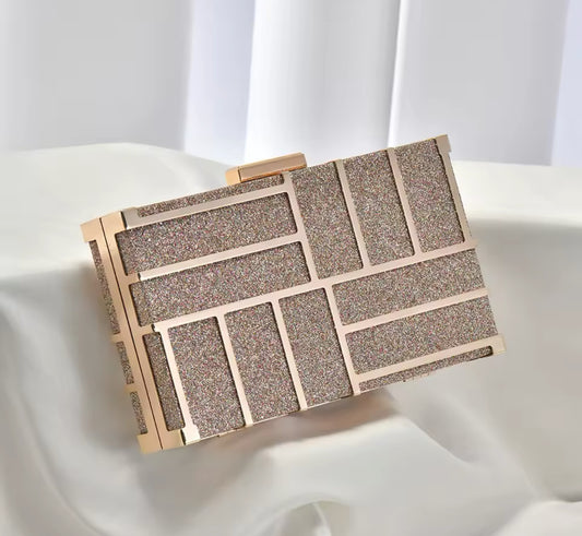 Clutch Escarchado Rosegold