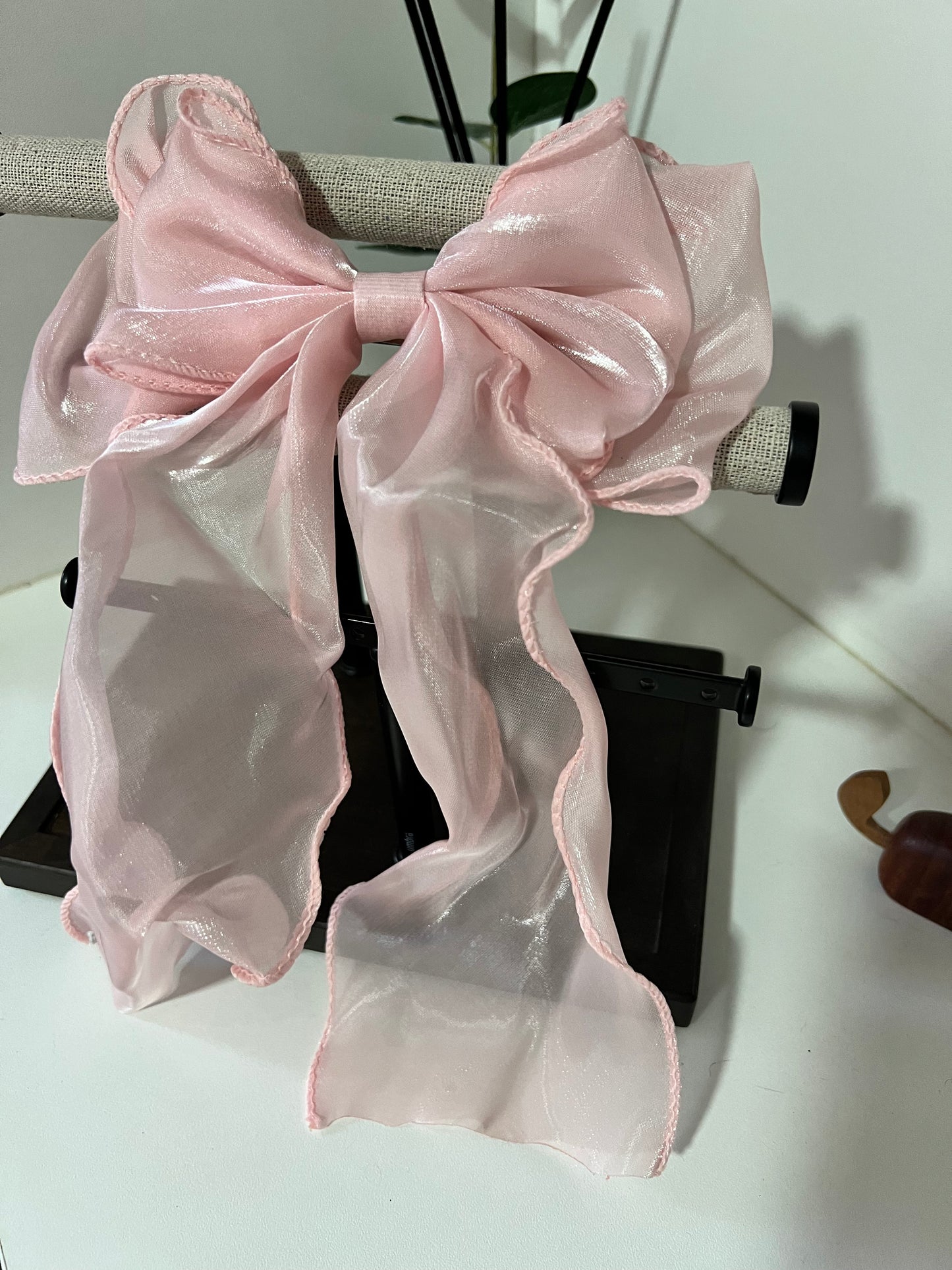 Lazo de chifón rosa pálido 01108