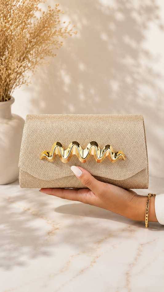 Clutch Ondina Champagne