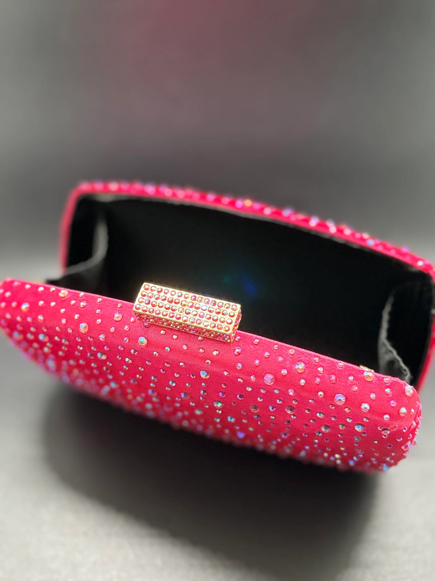 Cartera de Noche Acrilica Fushia