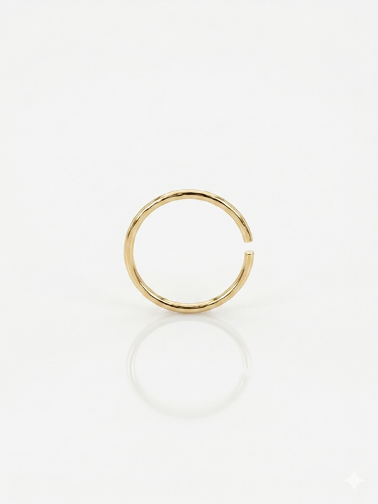 Piercing Nariz argollita lisa oro 10k