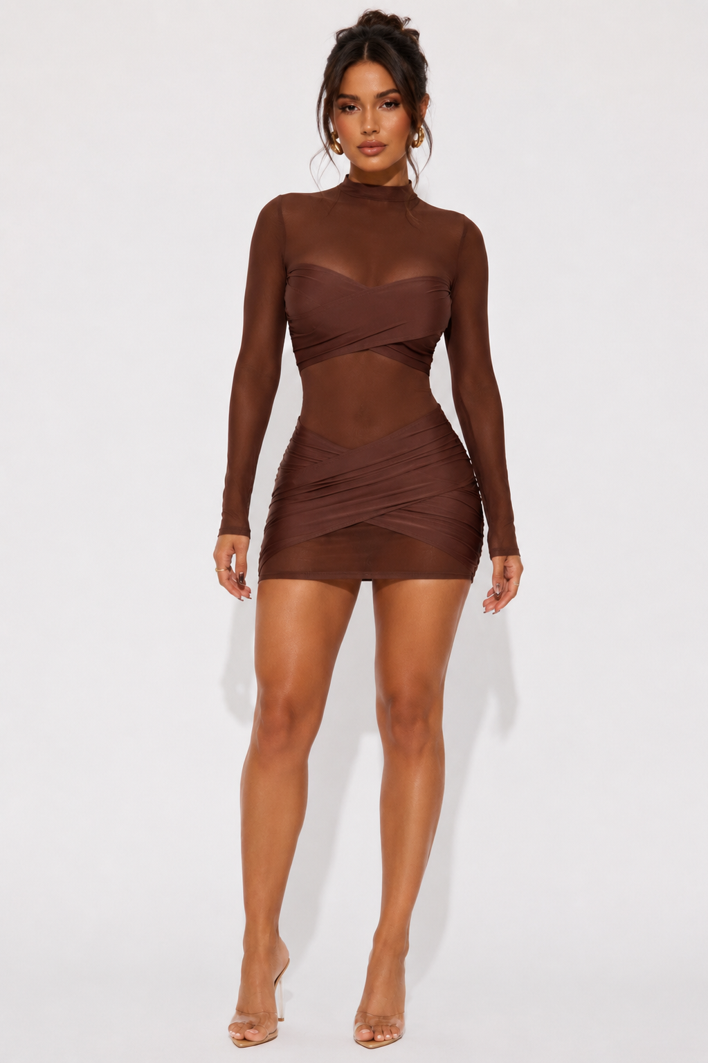 Gracie from double lined mini dress