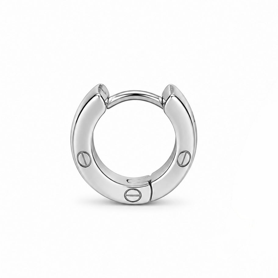 MINI ARGOLLA GRUESA LISA CIRCULO 8MM, PLATA RODINADA (1 UNIDAD)