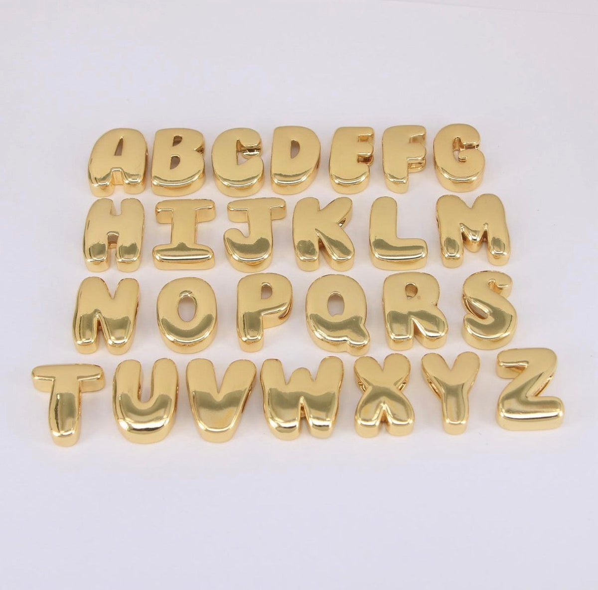 Letras chunki doradas